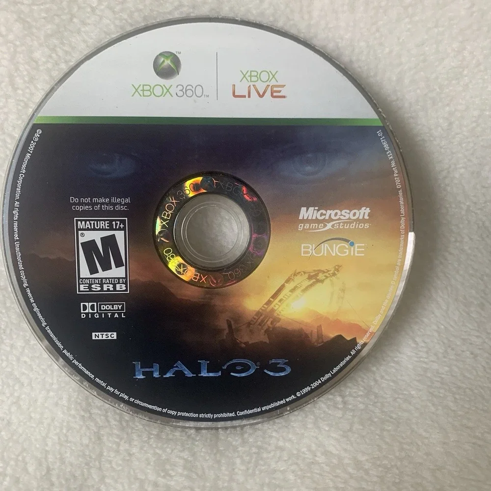 Halo 3 (Xbox 360, 2007) - Complete CIB w/ Manual and Poster, TESTED AND WORKING